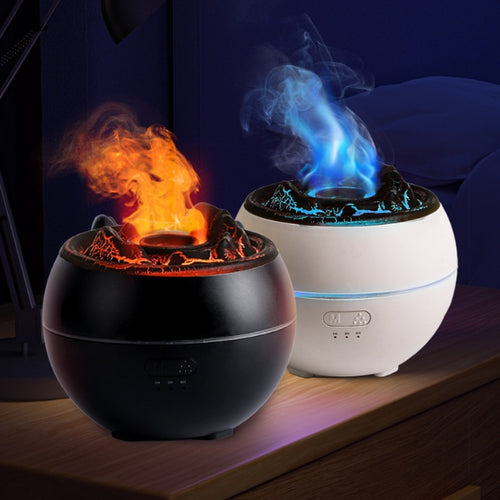 Flame Aroma Diffuser – Fire-Like Mis